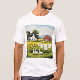 Rural landscape t-shirt