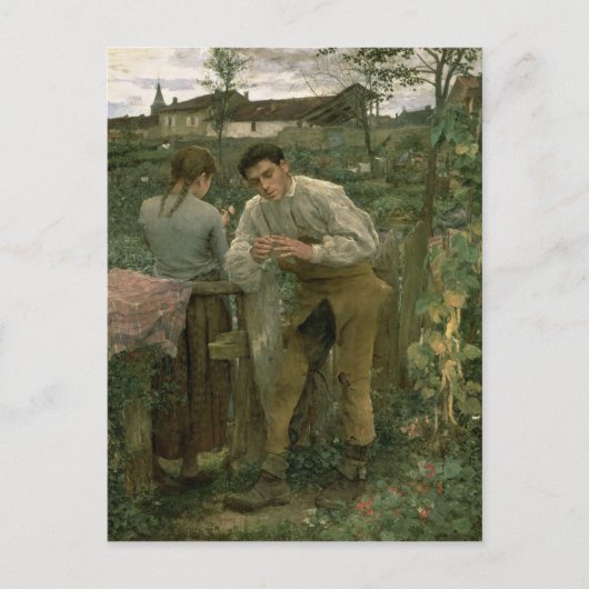 Rural Love, 1882 Briefkaart (Voorkant)