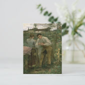 Rural Love, 1882 Briefkaart (Staand voorkant)