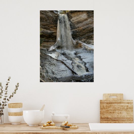 Rural Michigan Waterfall Print (Keuken)