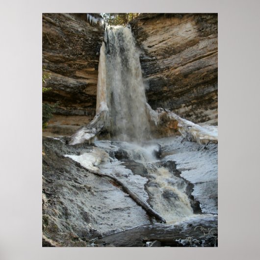 Rural Michigan Waterfall Print (Voorkant)