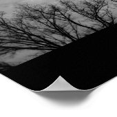 Rural Nebraska antiek Windmill Winter Boerderij Poster (Hoek)