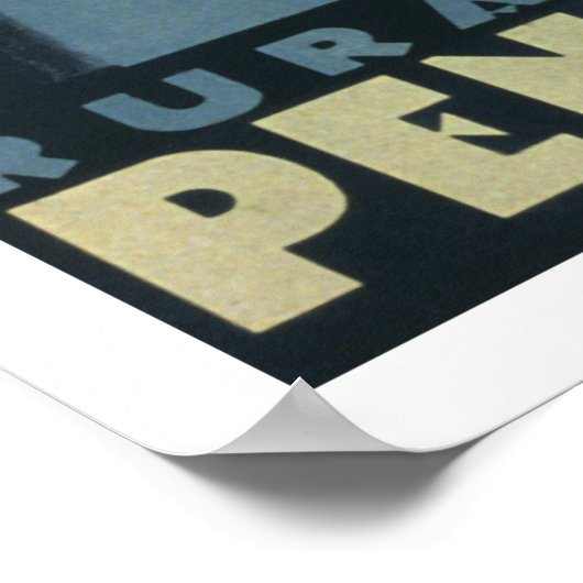 Rural Pennsylvania Amish 1939 WPA Poster (Hoek)