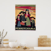 Rural Pennsylvania WPA  Art Poster Print (Keuken)
