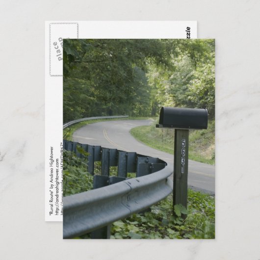 Rural Route Briefkaart (Voorkant / Achterkant)