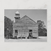 Rural Schoolhouse, 1937 Briefkaart (Voorkant)