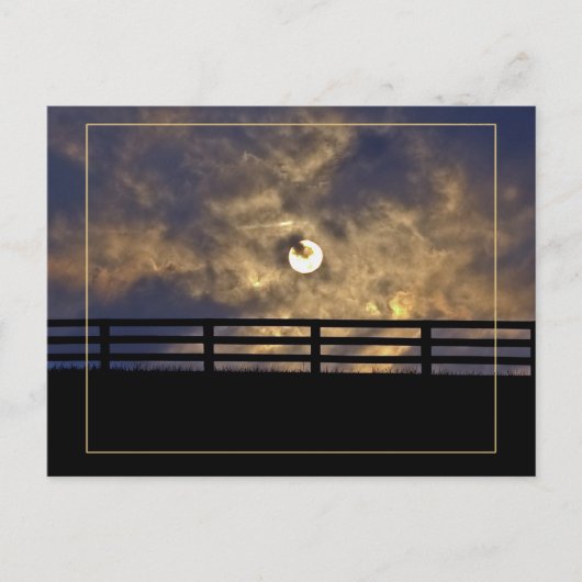 Rural Sunset Briefkaart (Voorkant)
