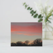 Rural Sunset (Winter): Cheshire, Engeland Briefkaart (Staand voorkant)
