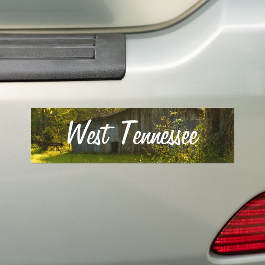 Rural Tennessee Spring Morning Light Bumpersticker (Op auto)