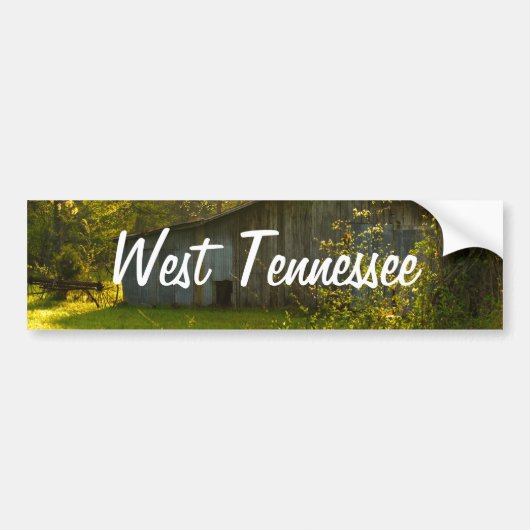 Rural Tennessee Spring Morning Light Bumpersticker (Voorkant)