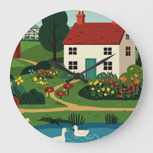 Rural town grote klok (Voorkant)