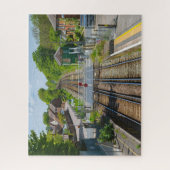 Rural Train Station Jigzaag Puzzle Legpuzzel (Verticaal)