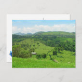 Rural uitzicht, Dominicaanse Republiek briefkaart (Voorkant / Achterkant)