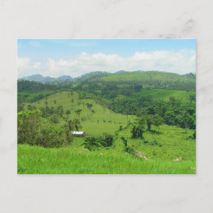 Rural uitzicht, Dominicaanse Republiek briefkaart