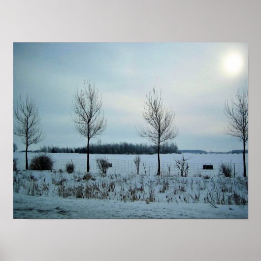 Rural Uitzicht in Quebec, Canada Poster (Voorkant)