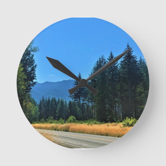 Rural Washington, Randle, WA Ronde Klok (Voorkant)