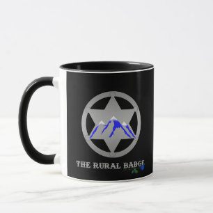 Rurale Badge Mok Zwarte Greep