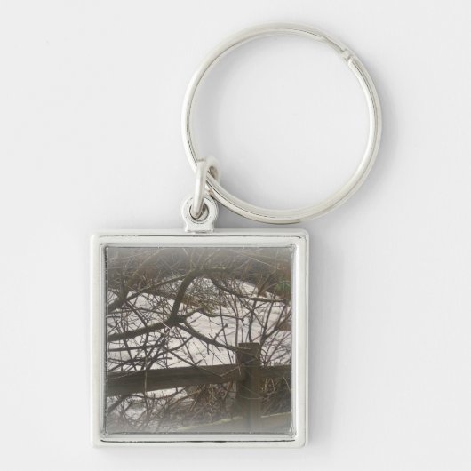 Rurale bos cadeau idee sleutelhanger (Voorkant)