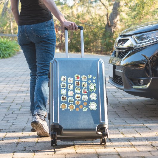 Rurale Groen Foto Trouw Planner Dagboek Tekst Sticker (Koffer Insitu)