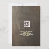 Rurale Huwelijksdata Templates met Herfstthema Save The Date (Achterkant)