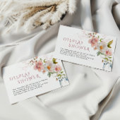 Rurale Wilde Bloemen Showdouche Informatiekaartje