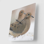 Rurend duif fotografie vierkante klok (Hoek)