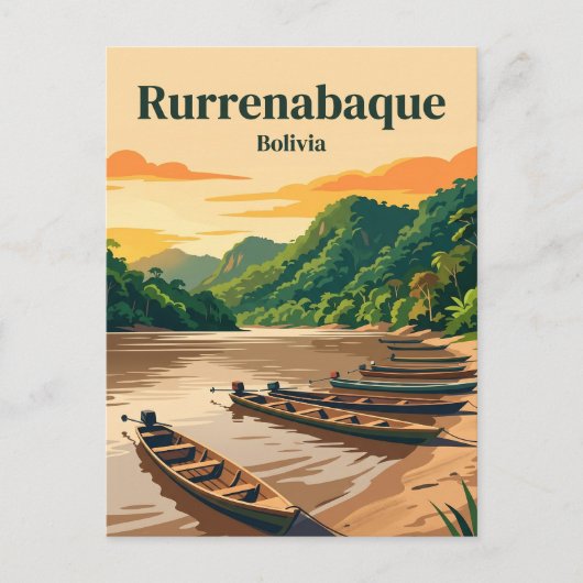 Rurrenabaque Bolivia Briefkaart (Voorkant)