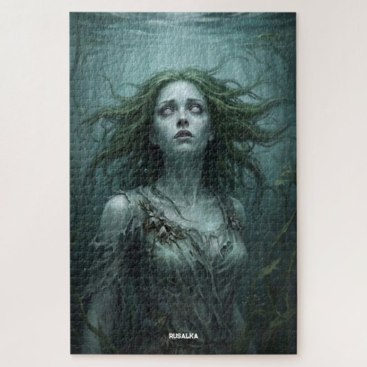 Rusalka Drijvend in Stilstaande Vijver Legpuzzel (Verticaal)