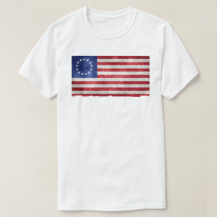 Rush Betsy Ross  1776 god zegene america T-shirt