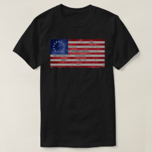 Rush Betsy Ross  1776 god zegene america T-shirt