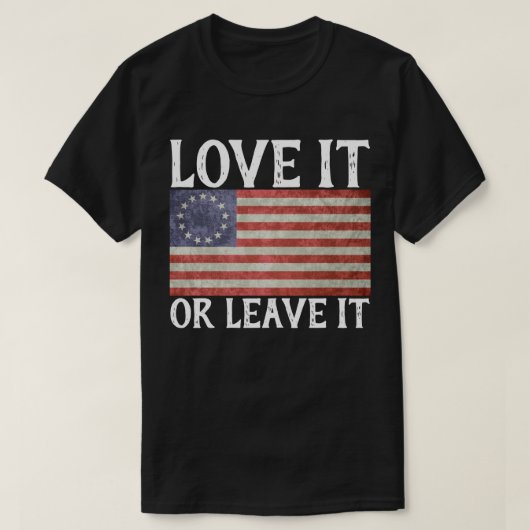 Rush Betsy Ross t shirt (Design voorkant)