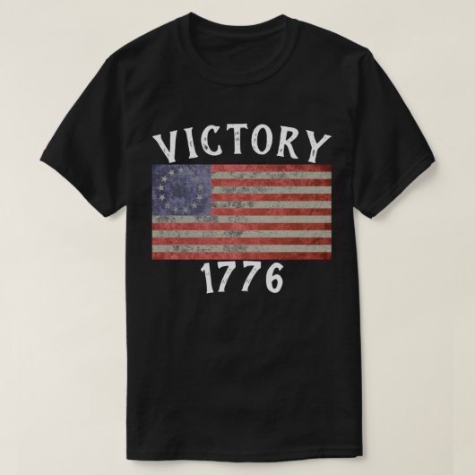 Rush Betsy Ross Vlag Amerikaanse overwinning op sh T-shirt (Design voorkant)