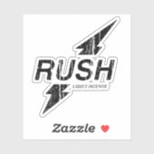 Rush Black Sticker (Vel)