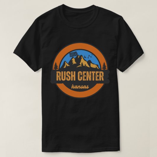 Rush Center, Kansas T-shirt (Design voorkant)
