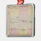 Rush County, Kansas Metalen Ornament (Links)