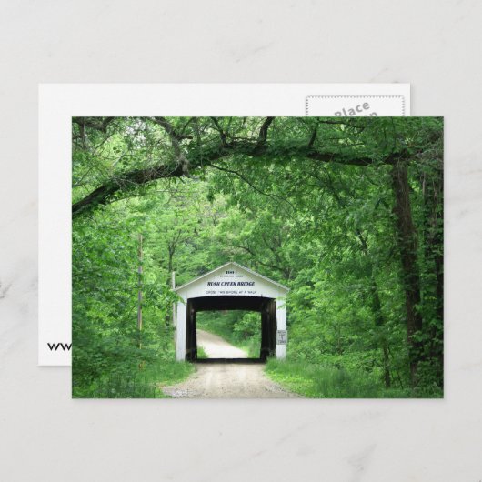 Rush Creek Bridge Briefkaart (Voorkant / Achterkant)