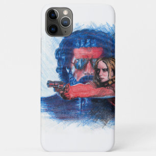 'Rush' film poster - Tekening in kleurenpotlood Case-Mate iPhone Case