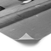 Rush Hour Bus Queue - Detroit 1942 Poster (Hoek)