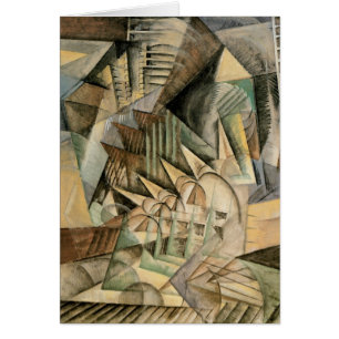Rush Hour, New York door Max Weber,  Cubisme