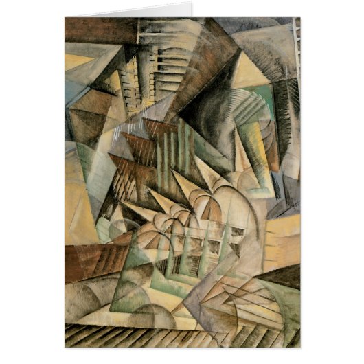 Rush Hour, New York door Max Weber,  Cubisme (Voorkant)