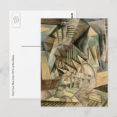 Rush Hour, New York door Max Weber,  Cubisme Briefkaart (Voorkant / Achterkant)