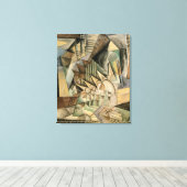 Rush Hour, New York door Max Weber,  Cubisme Canvas Afdruk (Insitu (Houten vloer))