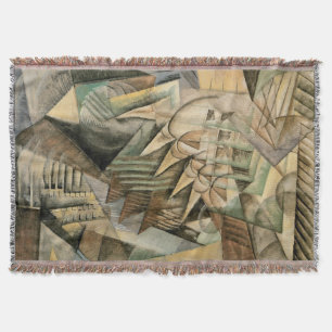 Rush Hour, New York door Max Weber,  Cubisme Deken