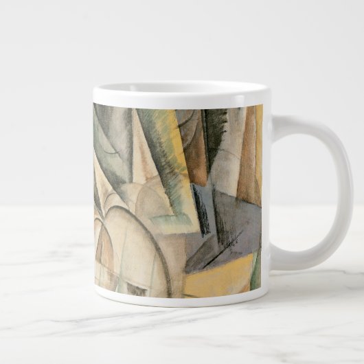 Rush Hour, New York door Max Weber,  Cubisme Grote Koffiekop (Rechts)