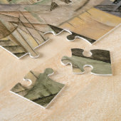 Rush Hour, New York door Max Weber,  Cubisme Legpuzzel (Zijkant)