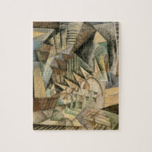 Rush Hour, New York door Max Weber,  Cubisme