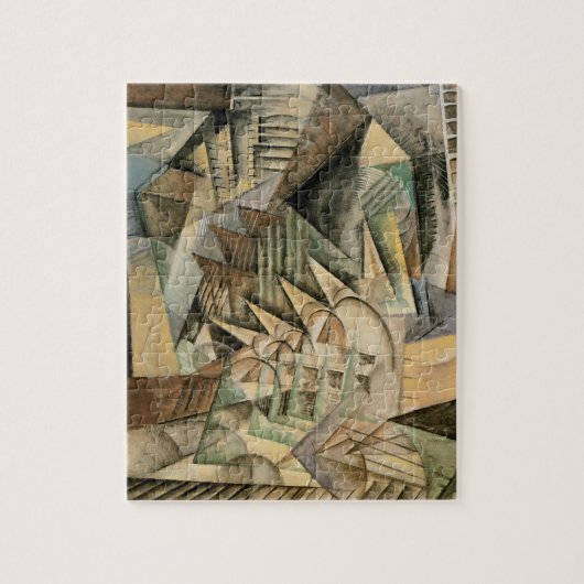 Rush Hour, New York door Max Weber,  Cubisme Legpuzzel (Verticaal)