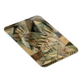 Rush Hour, New York door Max Weber,  Cubisme Magneet (Rechterzijde)