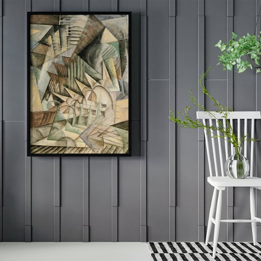 Rush Hour, New York door Max Weber,  Cubisme Poster