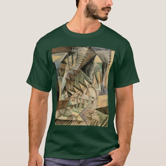 Rush Hour, New York door Max Weber,  Cubisme T-shirt (Voorkant)